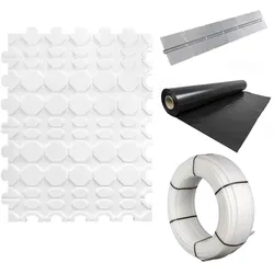 Ratiodämm Komplettpaket Fußbodenheizung Trockenbausystem (Ausführung: 17.25 m2)