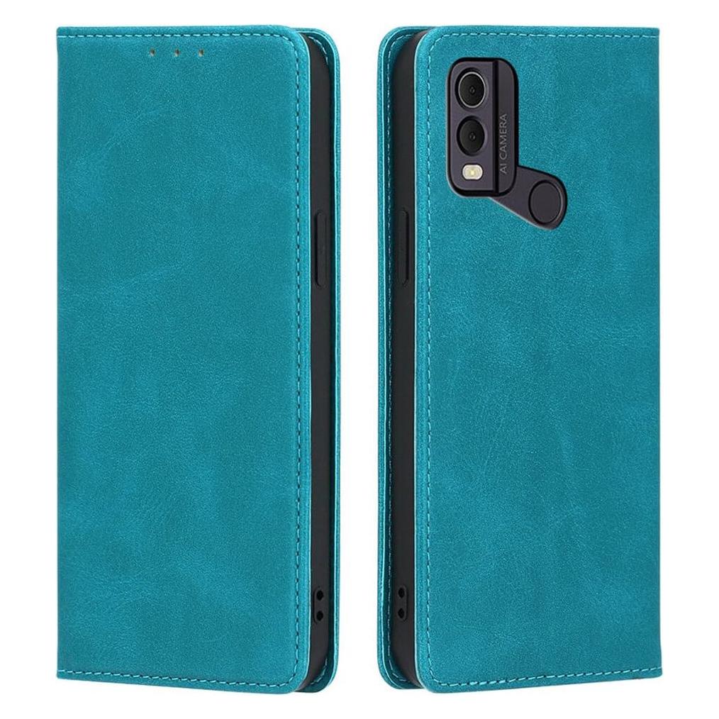 Cover-Discount Nokia C22 - Stand Flip Case Hülle hellblau (Nokia C22) (660139503C)