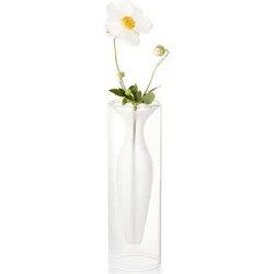 Philippi, Vase, Vase Esmeralda XS Transparent/Weiss (1x)