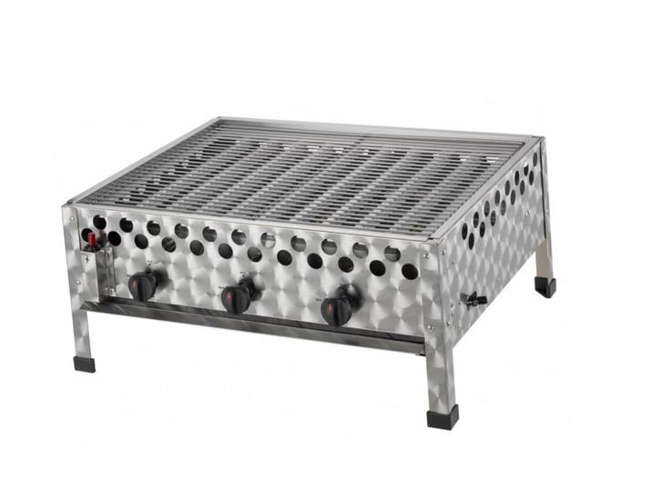 Tepro Bräter Tepro Wurstbräter mit Grillrost 60 x 48 cm, Standfest