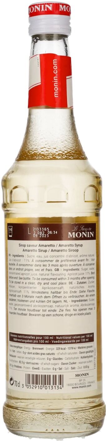 Le Sirop de Monin AMARETTO 0,7l