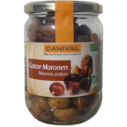 Ganze Maronen - natur Glas
