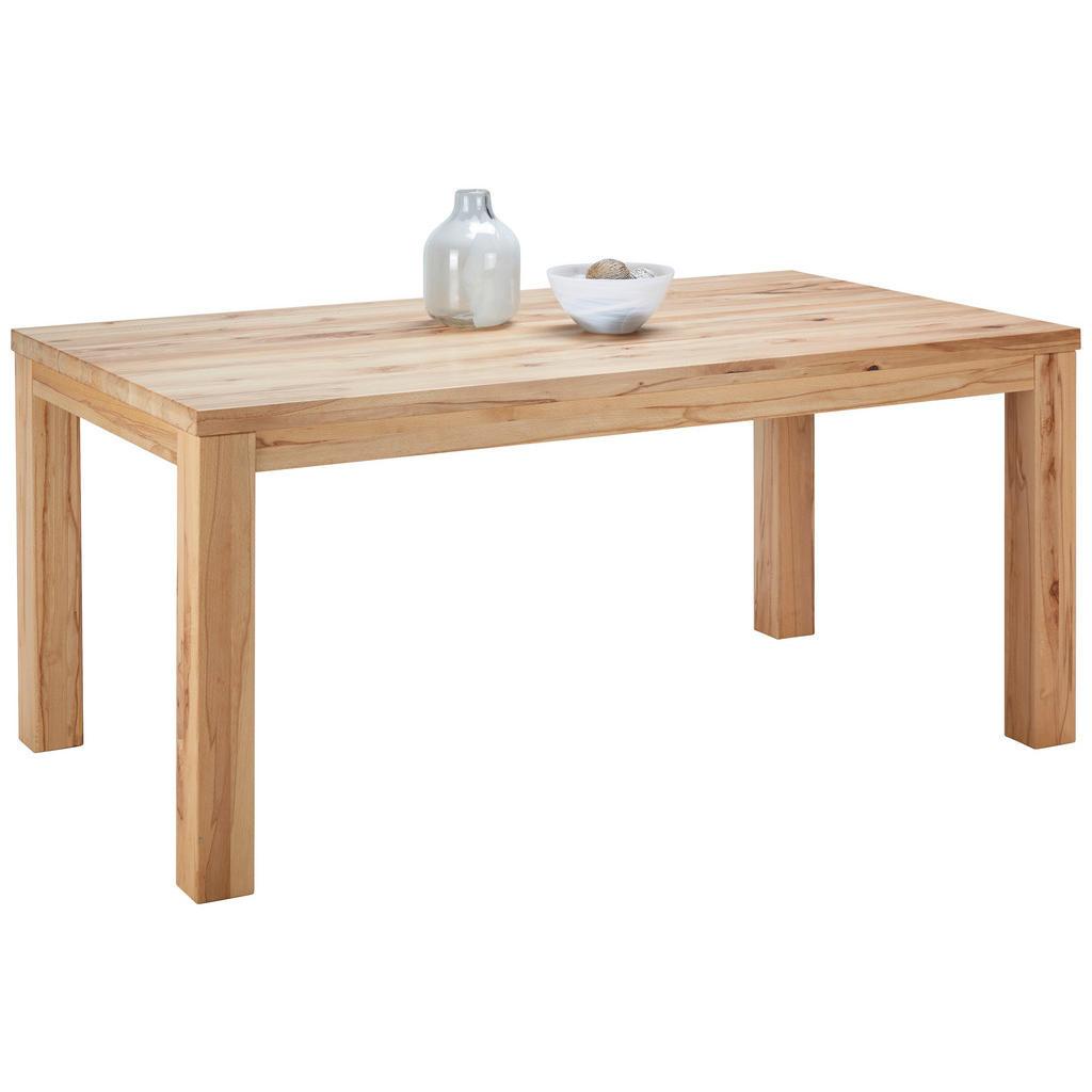 Linea Natura Esstisch , Buchefarben , Holz , Wildkernbuche , massiv , rechteckig , eckig , 90x75x160 cm , Esszimmer, Esstische, Holztisch, Massivholztische