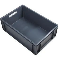 RS PRO, Lagerbehälter, 40 LTR.EURO CONTAINER(600x400x220MM)GREY