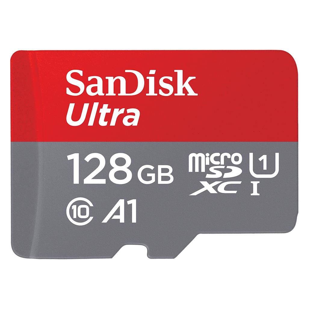 Sandisk Ultra Lite microSDXC Ad. 128GB 100MB/s (128 GB, microSDXC, U1, UHS-I) (SDSQUNR-128G-GN3MA)