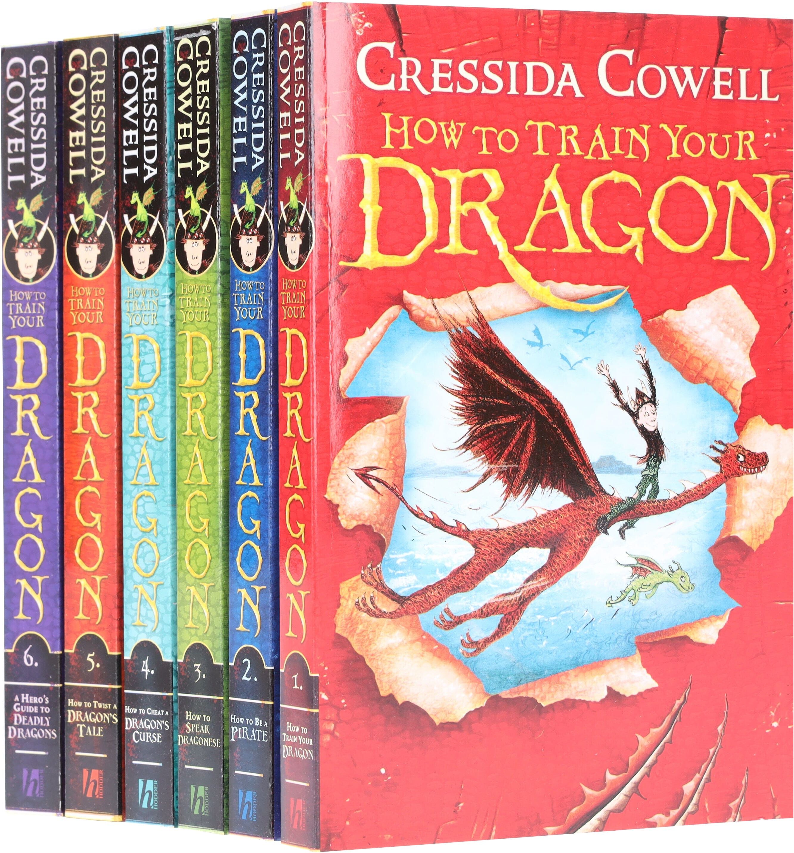 How To Train Your Dragon 6 Books Collection 1 to 6 by ‎Cressida Cowell - Ages 9-14 - Paperback Hachette