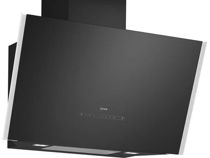 NEFF Kopffreihaube D98IPT2S0 , Energieeffizienz: A+, silber (schwarz), B:89cm H:45cm T:44,7cm, Dunstabzugshauben, Geräuscharme Küche dank Efficient Drive Motortechnologie, Kopffreihaube