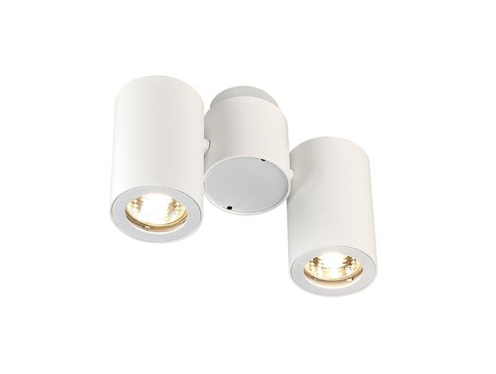 Slv - Appliques Intérieures Enola B Spot Double Applique Et Plafonnier Blanc 2xgu10 Max. 2x50w 151831