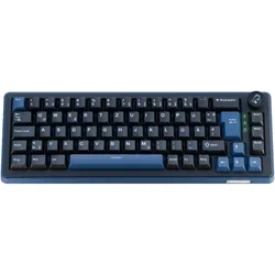 Ducky OK-M 65 Gaming-Tastatur, 65%, Hot-Swap-fähig, RGB, ISO - KTT Tactile (DE, Kabelgebunden, Kabellos), Tastatur, Schwarz