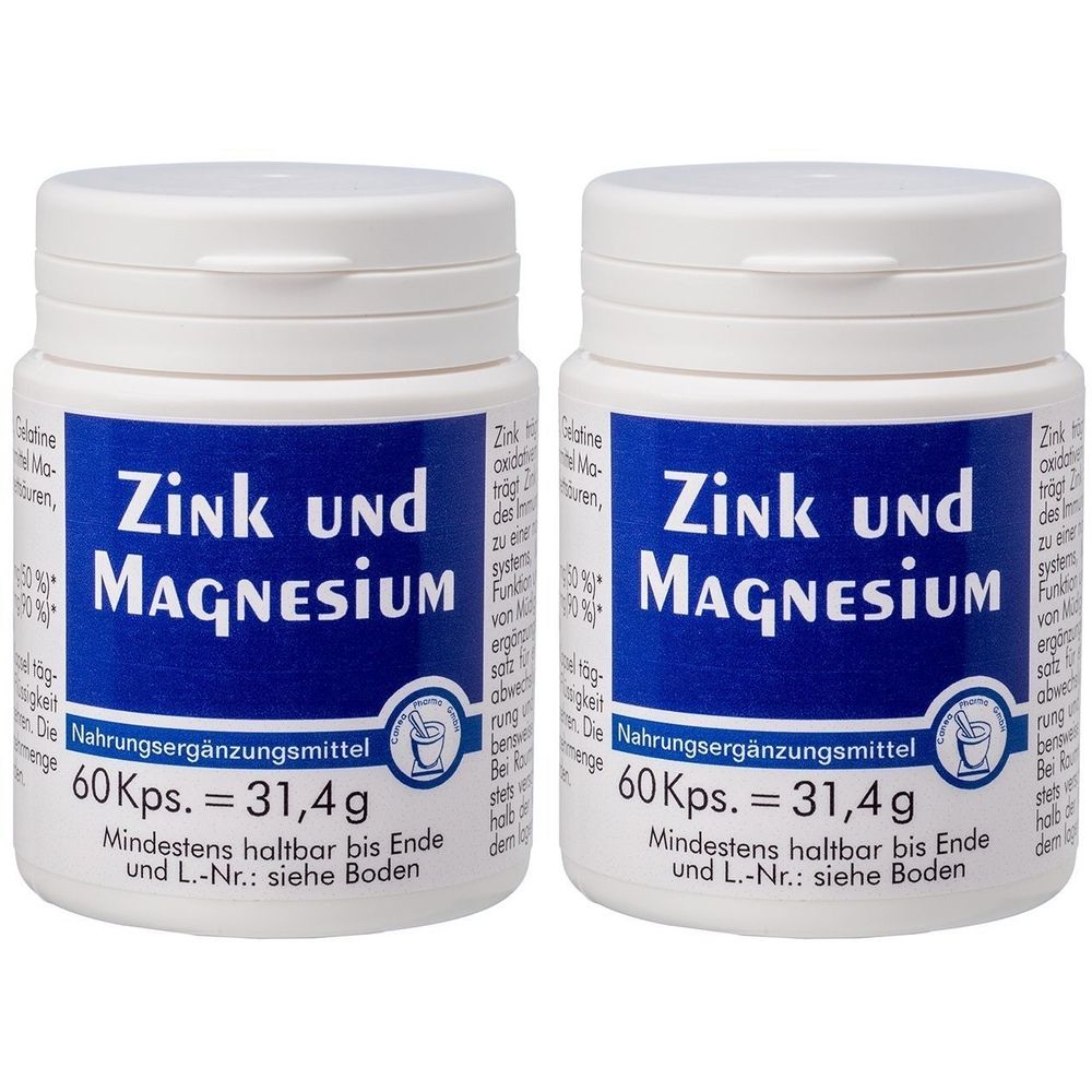 Zink UND Magnesium Kapseln 2x 2x60 St