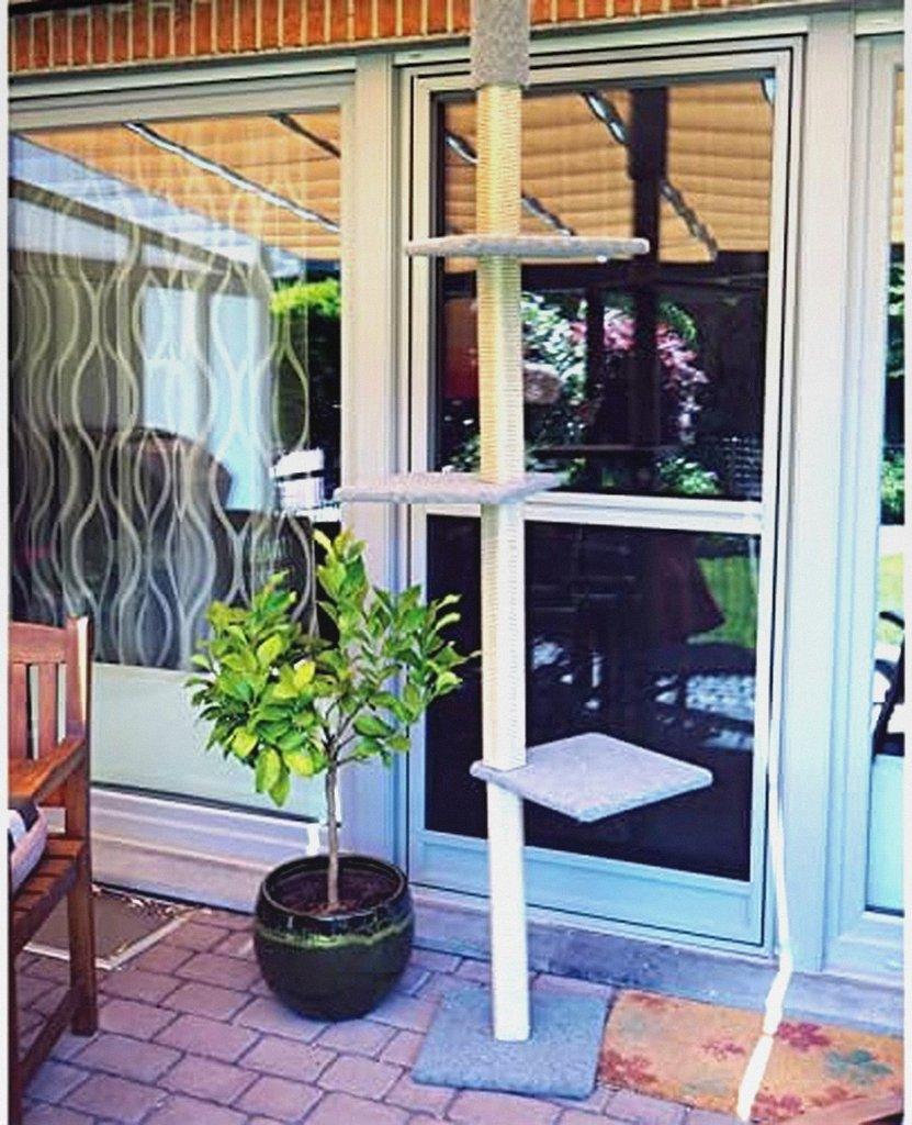 Outdoormodell Terrasso Sun, Ideal für die überdachte Terrasse oder den Balkon. Outdoorkratzen für Ihren Stubentiger. Germany