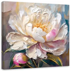 KUNSTDRUCK Weiß 30/30 cm