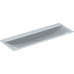 Xeno2 Möbelwaschtisch: B=140cm, T=48cm, Hahnloch=ohne, Überlauf=ohne, weiß / matt