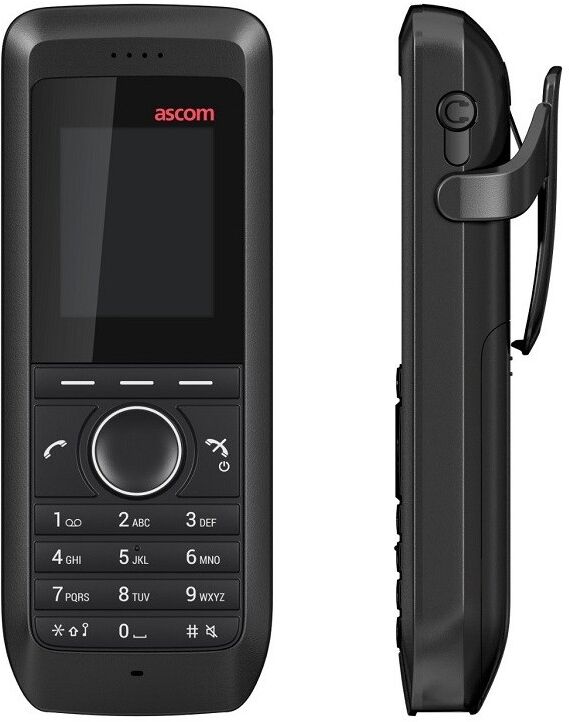 Ascom d43 Telefono DECT Identificatore di chiamata Nero (DH6-ABAA)