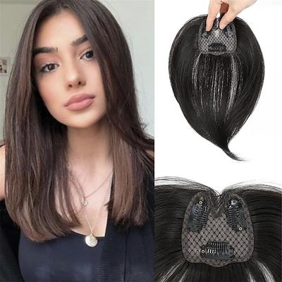 Haarteile für Frauen mit dünner werdendem Haar, Extensions, 360°-Haarteile, 3D-Haarteile für Frauen, 360°-Cover, Clip-Ins, falsche Pony-Haarteile, perfekte Lösung für ein stilvolles Upgrade