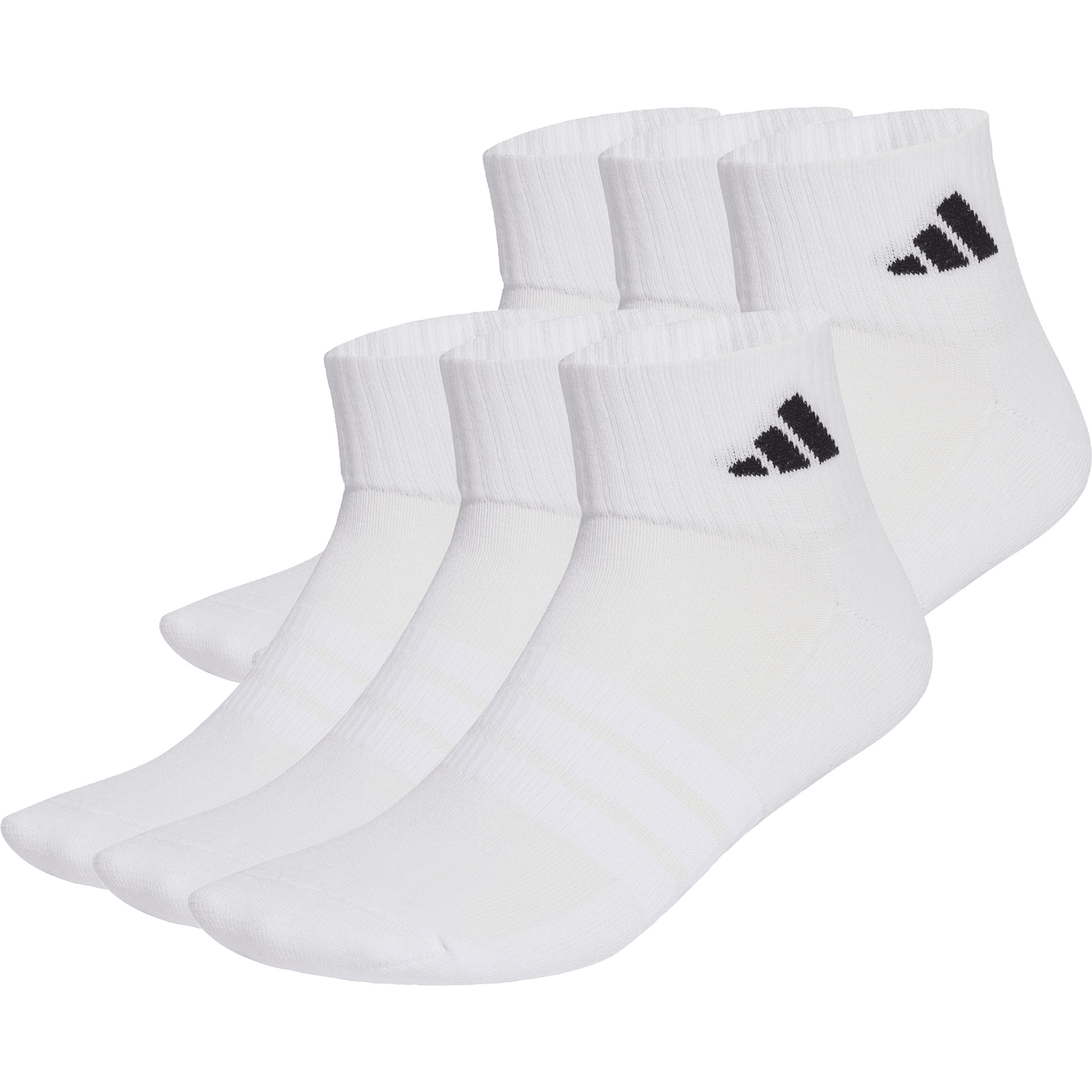 adidas Cushioned Essentials Ankle 6er Pack Laufsocken weiss Größe 40 Lifestyle | Laufen Widerstandsfähig