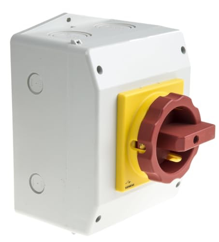 Siemens Hoofd-/noodstopschakelaar 1N+1PE 3p 63A 22kW 3LD2565-0TB53