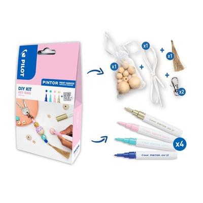 PILOT Kreativmarker PINTOR 2.3 (EF) DIY-Set Schlüsselanhänger