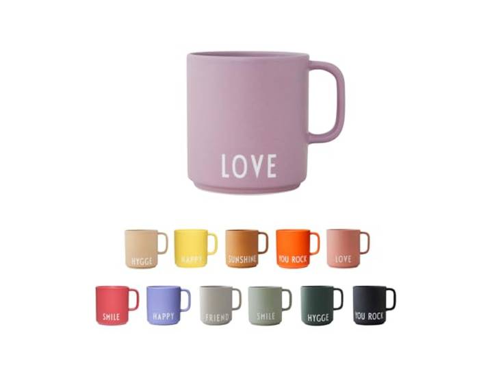 Design Letters Tasse a Cafe Cadeau Noel Femme\, Homme Parfait pour Decoration Noel Porcelaine Mug Idee Cadeau Noels/Vaisselle de Noels Tasse Expresso en Design Danois Tasse a The\, 250 Ml