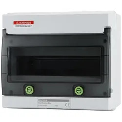 Offgridtec Verteilerkasten mit 12 TE und DIN-Schiene IP66 UV-beständig wasser- und staubgeschützt