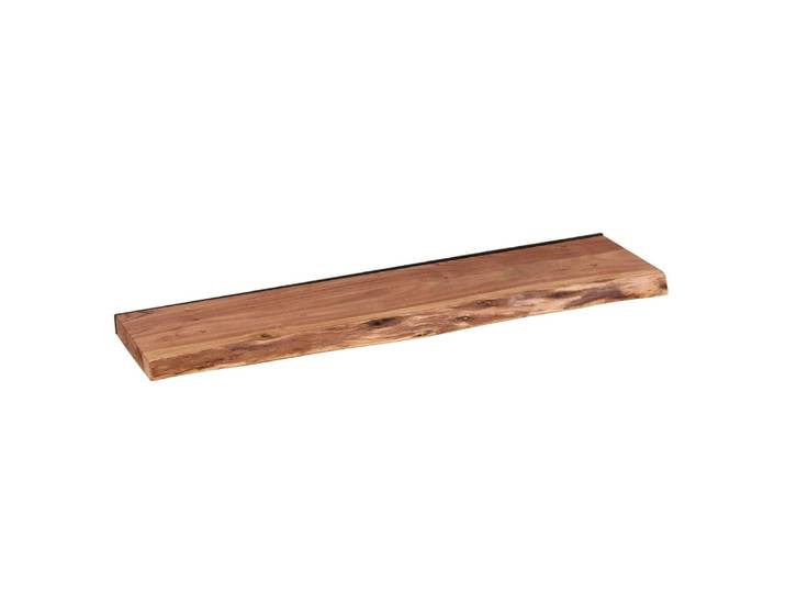 Etagère murale bord naturel en acacia massif l90cm