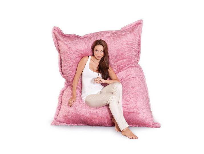 Smoothy Sitzsack Sitzsack XXL Flokati – Bequemer Relax Sitzsack Indoor für Wohnzimmer
