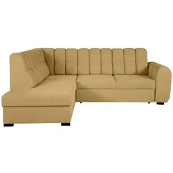 ECKSCHLAFSOFA Zoja links gelb