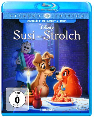 Clyde Geronimi - Susi und Strolch - Diamond Edition (+ DVD) [Blu-ray] - Preis vom 19.10.2026 19:33:35 h