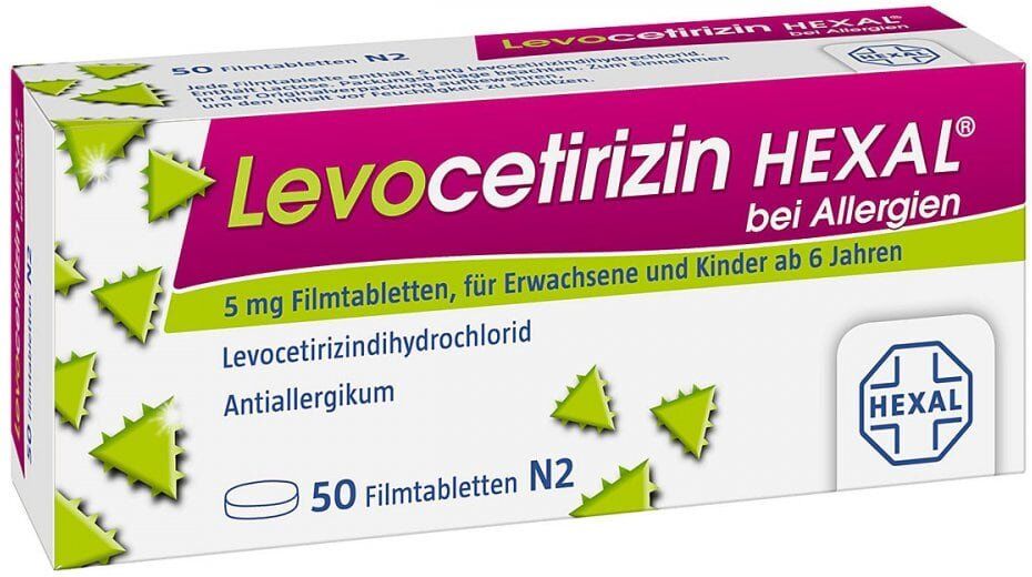 Levocetirizin HEXAL® bei Allergien 5 mg Filmtabletten