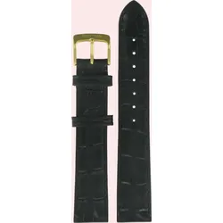 Certina - Leder Urban Class Lederband Schwarz 18/16mm C600011310 - alligator-prägung,kalb,schwarz