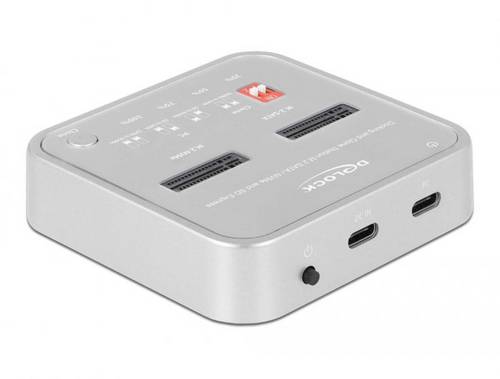 Delock 64138 USB-C, ExpressCard Festplatten-Dockingstation mit USB Hub
