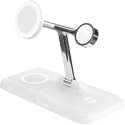 Targus HyperJuice Qi2 4-in-1 magnetische Ladestation weiß