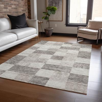Addison Rugs Machine Washable Indoor/ Outdoor Checker Chantille Rug