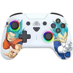 Subsonic - Wirless LED Controller - Goku vs Vegeta (White) (Switch 2), Gaming Controller, Weiss