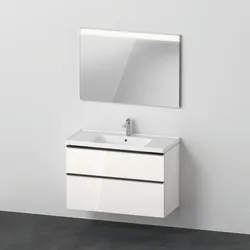 Duravit D-Neo Möbel-Set DE011402222 1005mm, Weiß Hochglanz