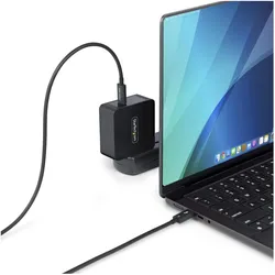 StarTech .com TBLT5MM1M240WWH, Männlich, Männlich, 1 m, Weiss, Nickel, 120 Gbit/s (1 m, Thunderbolt 3, Thunderbolt 4, USB 4, 240 W), USB Kabel