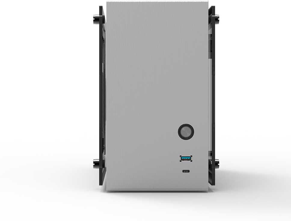 Zalman M2 PC-Geh&auml;use, Mini-ITX - Silber