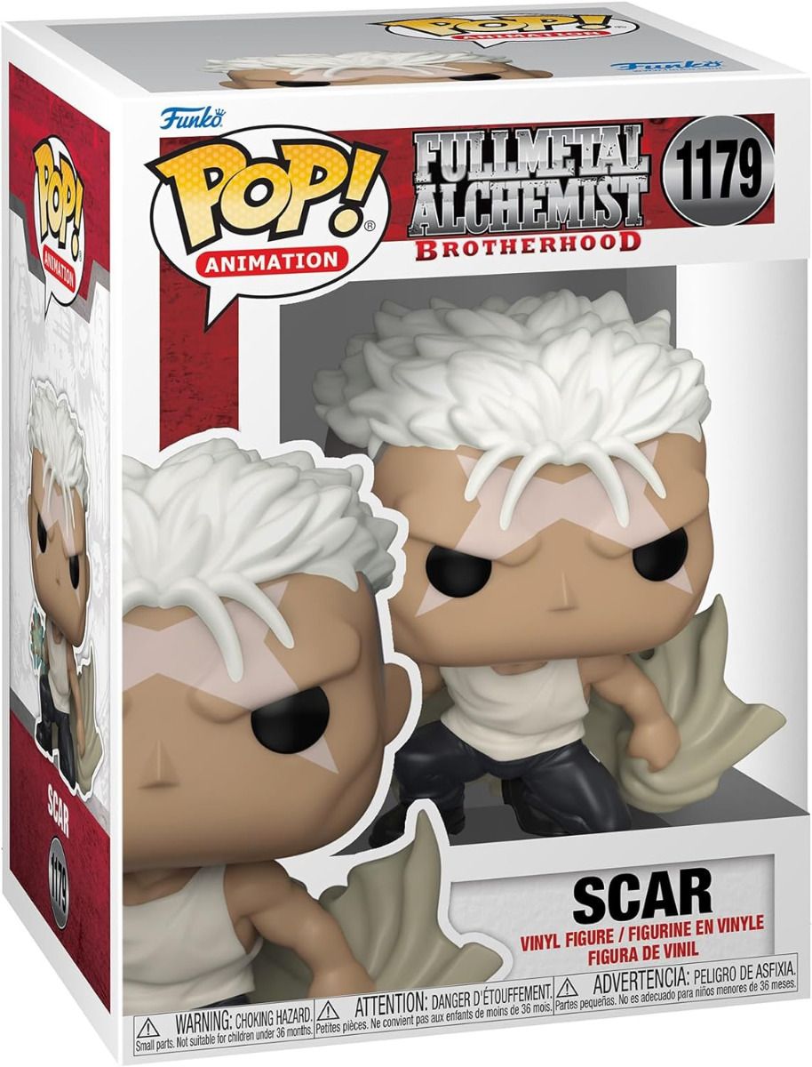 Funko Pop! Animation: Fullmetal Alchemist Brotherhood - Scar #1179 Vinyl Figure