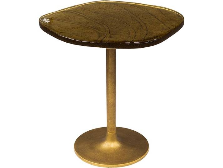 KAWOLA Beistelltisch DARI S Glas gold