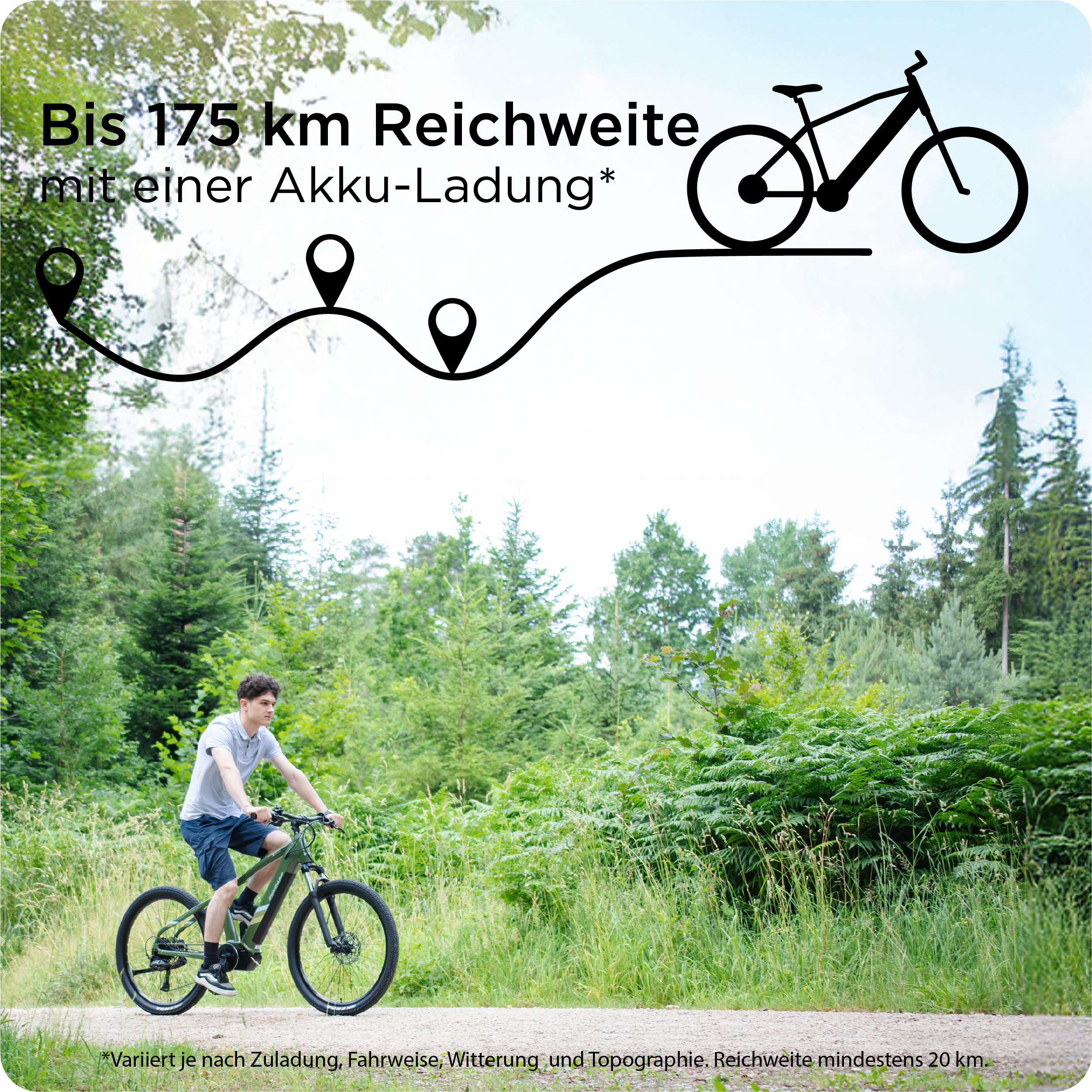 E-Bike ZÜNDAPP "X900" Gr. 46, grün (khaki), Elektrofahrräder, 46cm, 27,5 Zoll (69,85cm), E-Bike, Pedelec, Elektrofahrrad für Damen und Herren, MTB