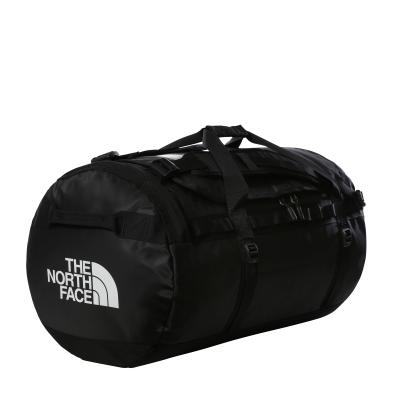 Sporttasche THE NORTH FACE "BASE CAMP DUFFEL - L", Gr. B/H/T: 71,12cm x 40,6cm x 40,6cm, schwarz (tnf schwarz, tnf weiß), Kunstfaser, Taschen Sporttasche, mit 95-Liter-Volumen
