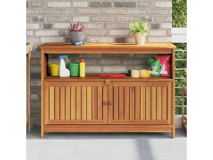 NEW Marron Table élégant - CHIC - Table console de jardin 110x35x75 cm bois massif d'acacia - Meuble de balcon &83232