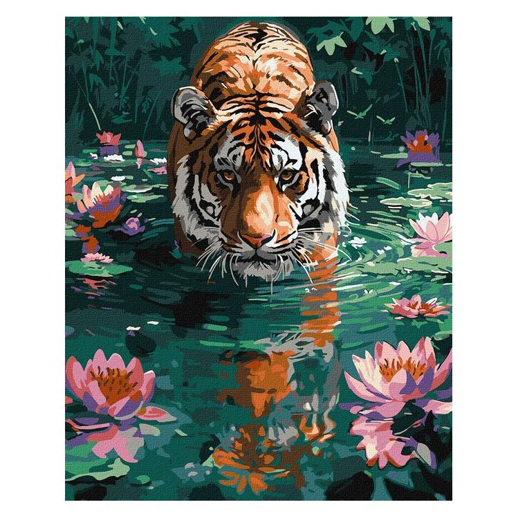 Ideyka Malen nach Zahlen - Tiger auf der Jagd (KHO6614)