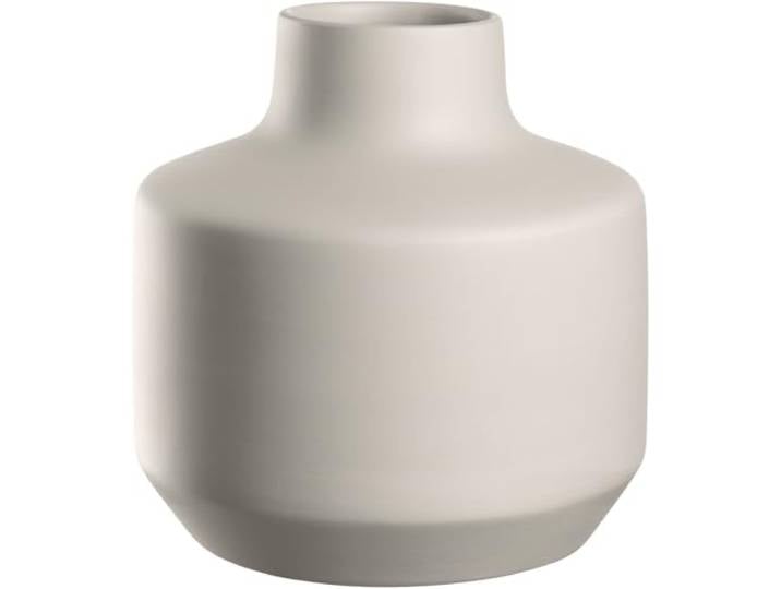 LEONARDO HOME Milano 026820 Vase Moderne en céramique\, Vase\, décoratif\, pour Bouquet de Fleurs artistiques\, élégant Vase à Fleurs\, idéal comme décoration\, Hauteur 21\,5 cm\, crème