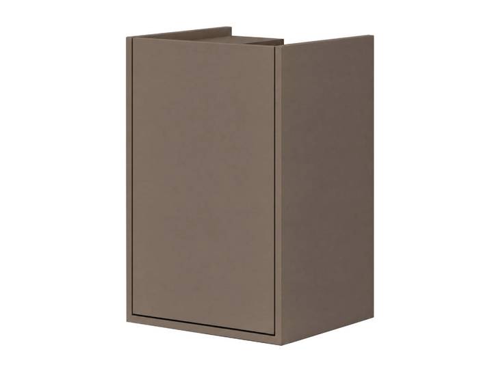 Mid.you Waschbeckenunterschrank Tito, Cappuccino, Kunststoff, 1 Fächer, 42x62x35 cm, stehend, Badezimmer, Badmöbel, Waschbeckenunterschränke