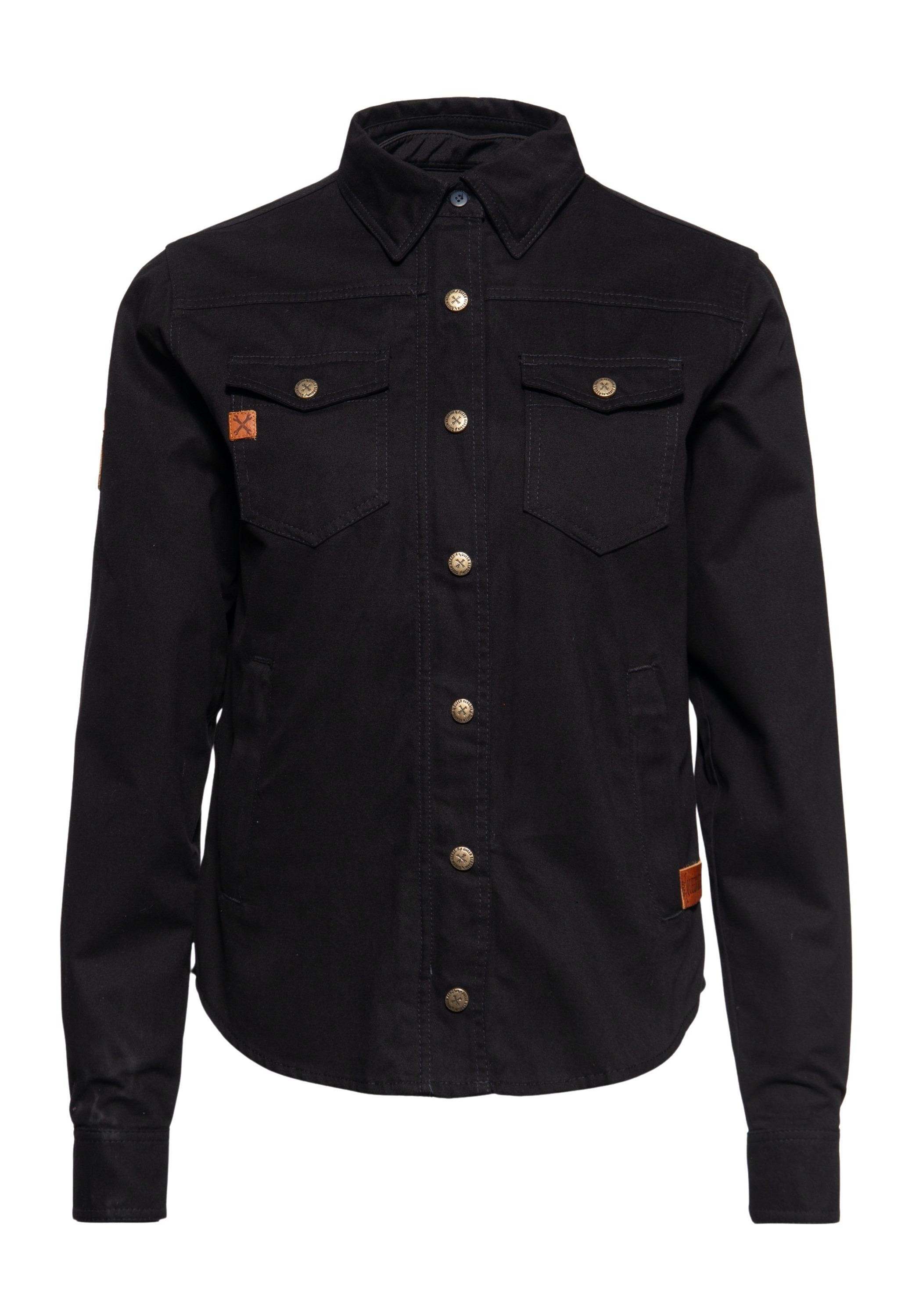 Queen Kerosin Damen Outdoor Funktionshemd Q.K. Adventure Gear schwarz