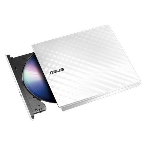 ASUS Graveur DVD Externe Slim Sdrw-08d2s-U Lite (Blanc) (DVD Brenner, DVD Laufwerk) (90-DQ0436-UA161KZ)