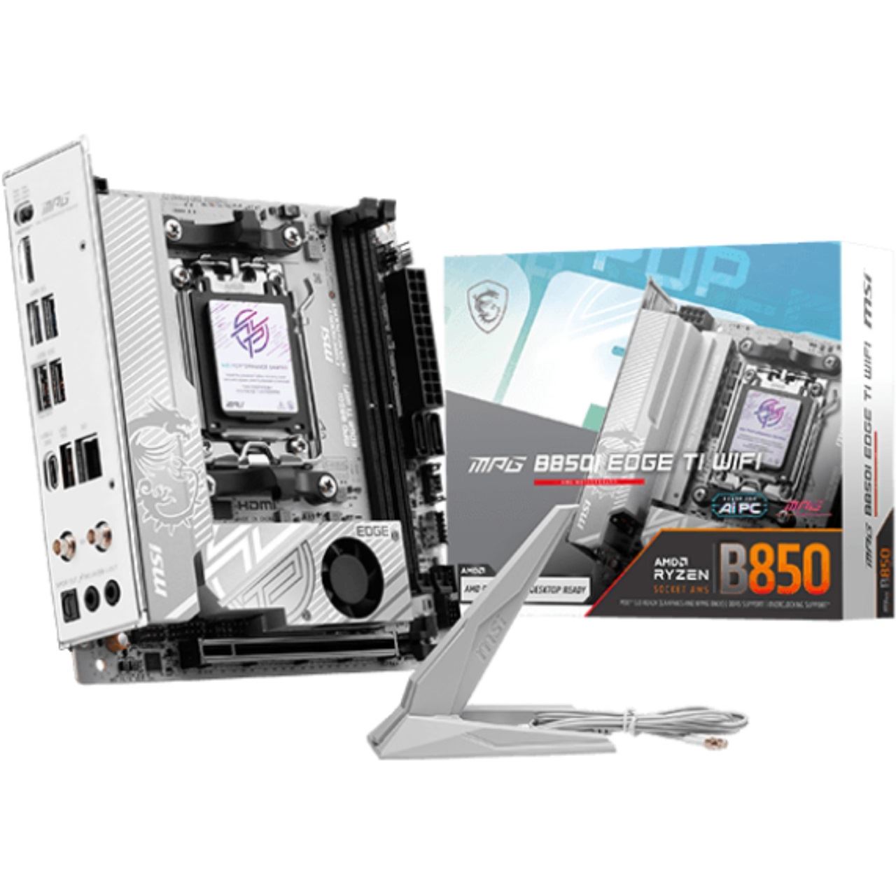 MSI MPG B850I Edge TI WIFI AMD B850 So.AM5 DDR5 Mini-ITX Retail