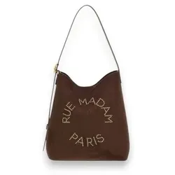 RUE MADAM PARIS für Damen. 1599 Braune Le Sac Tasche (OSFA), Lässig, Polyurethan