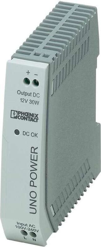 Phoenix Contact UNO-PS/1AC/12DC stroomvoorziening voor PC en server - 30.000 W